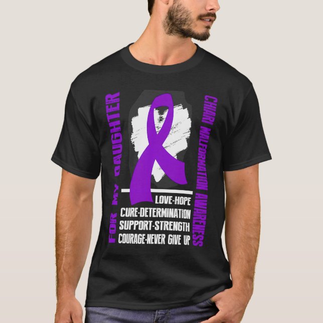 CHIARI MALFORMATION Awareness For my daughter T-Shirt (Vorderseite)