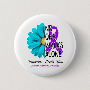 Chiari Malformation Awareness Monte Ribbon Geschen Button