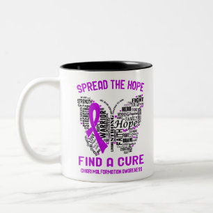 Chiari Malformation Awareness Monte Ribbon Geschen Zweifarbige Tasse