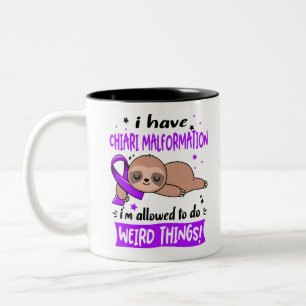 Chiari Malformation Awareness Monte Ribbon Geschen Zweifarbige Tasse