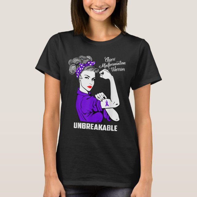 Chiari Malformation Krieg Unzerbrechliches Shirt A (Vorderseite)