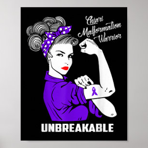 Chiari Malformation Krieg Unzerbrechliches Shirt A Poster