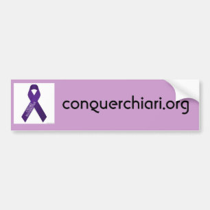 Chiari Missbildung, conquerchiari.org Autoaufkleber