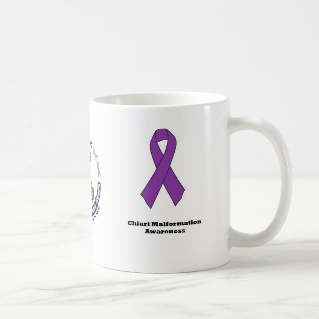 Chiari Missbildungs-Bewusstseins-Tasse Kaffeetasse (Rechts)