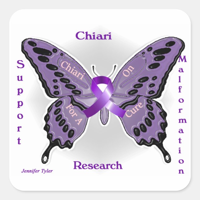 Chiari On Square Sticker (Vorderseite)