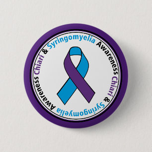 Chiari u. Syringomyelie-Bewusstseins-Band-Knopf Button