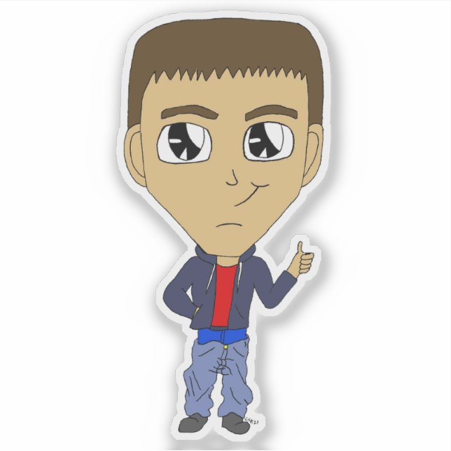 Chibi Aufkleber (Vorderseite)