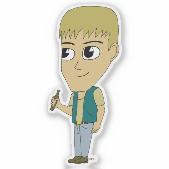 Chibi Aufkleber (Vorderseite)