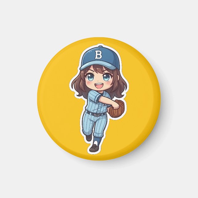 Chibi Baseball 2026 Edition - Fielder The Cannon Magnet (Vorne)