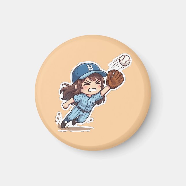 Chibi Baseball Edition - Toller Fang Magnet (Vorne)