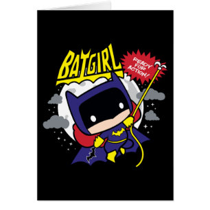 Chibi Batgirl bereit zum Handeln