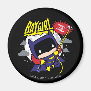 Chibi Batgirl bereit zum Handeln Magnet