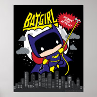 Chibi Batgirl bereit zum Handeln
