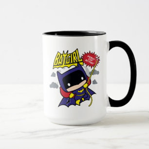 Chibi Batgirl bereit zum Handeln Tasse