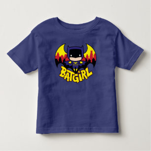 Chibi Batgirl mit Gotham Skyline & Logo Kleinkind T-shirt