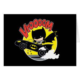 Chibi Batman im Batmobile