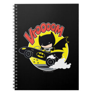 Chibi Batman im Batmobile Notizblock