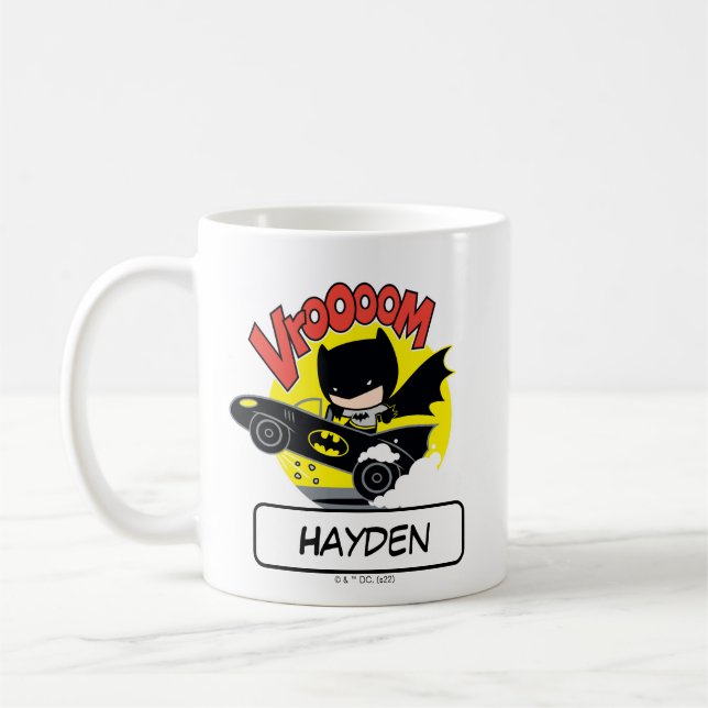 Chibi Batman In The Batmobile Kaffeetasse (Links)