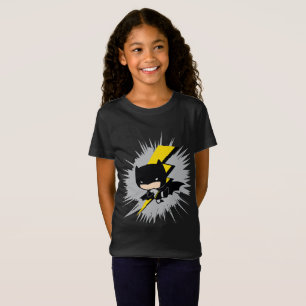 Chibi Batman Lightning Kick T-Shirt