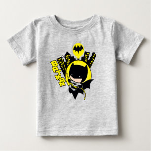 Chibi Batman skaliert die Stadt Baby T-shirt