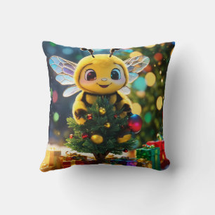 Chibi Bee's Christmas Buzz: Ein verketteter Glass  Kissen