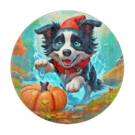Chibi Border Ninja Dog: Epische Kunst Schneidebrett