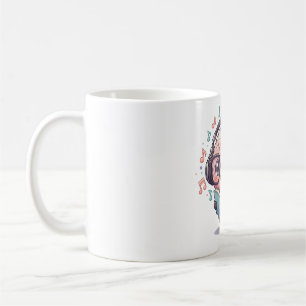 Chibi-Brain-Tasse – Lernen, Trinken und den Geist Kaffeetasse