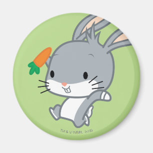 Chibi BUG BUNNY™ mit Karotten Magnet