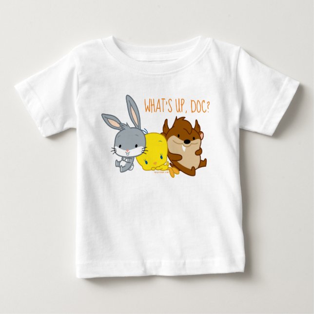 Chibi BUGS BUNNY™, TWEETY™ & TAZ™ Baby T-shirt (Vorderseite)