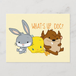 Chibi BUGS BUNNY™, TWEETY™ & TAZ™ Postkarte