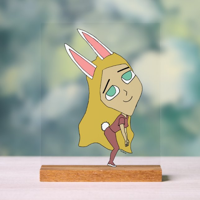 Chibi Bunnygirl Acrylschild (Neutral)