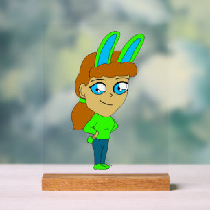 Chibi Bunnygirl Acrylschild
