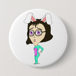 Chibi Bunnygirl  Button