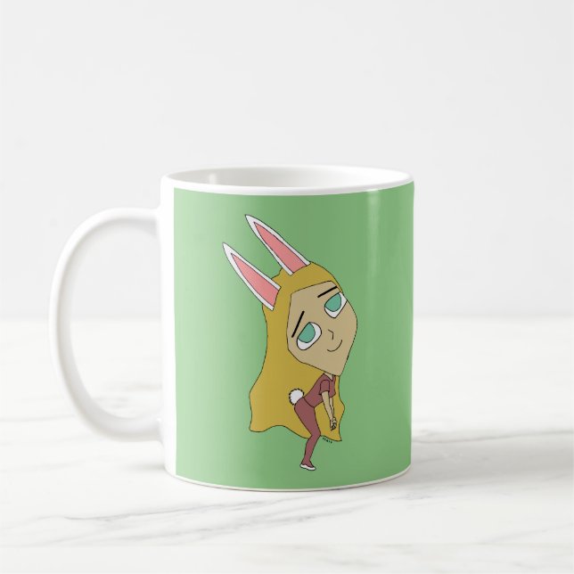 Chibi Bunnygirl Kaffeetasse (Links)