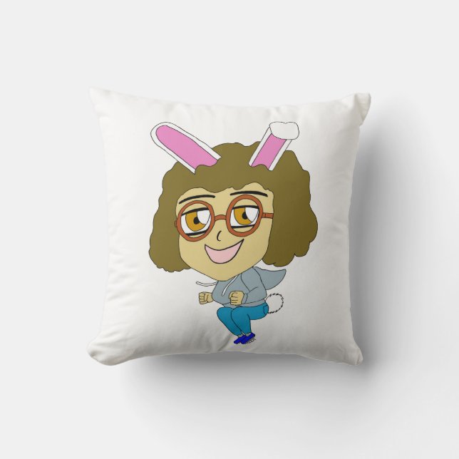 Chibi Bunnygirl Kissen (Vorderseite)