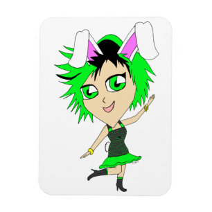 Chibi Bunnygirl Magnet