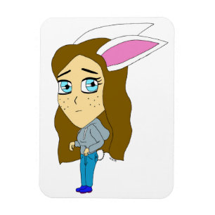 Chibi Bunnygirl Magnet