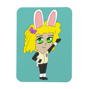 Chibi Bunnygirl Magnet