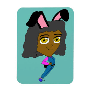 Chibi Bunnygirl Magnet