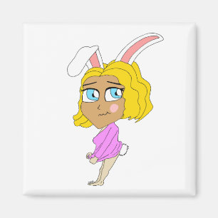Chibi Bunnygirl Magnet