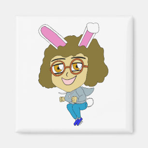 Chibi Bunnygirl Magnet
