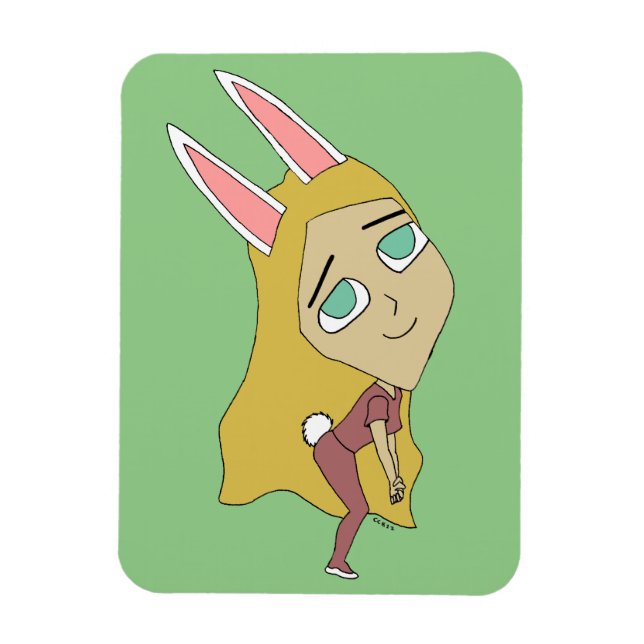 Chibi Bunnygirl Magnet (Vertikal)