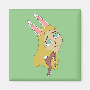 Chibi Bunnygirl Magnet