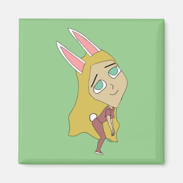 Chibi Bunnygirl Magnet (Vorne)
