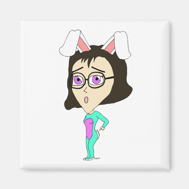 Chibi Bunnygirl Magnet (Vorne)