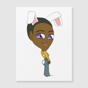 Chibi Bunnygirl Magnetkarte