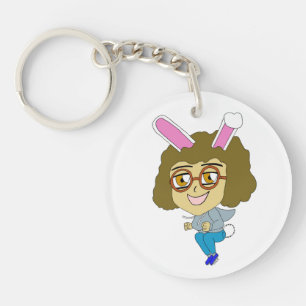 Chibi Bunnygirl Schlüsselanhänger