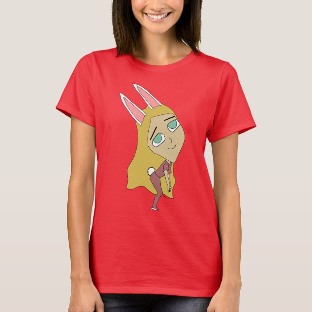Chibi Bunnygirl T-Shirt (Vorderseite)