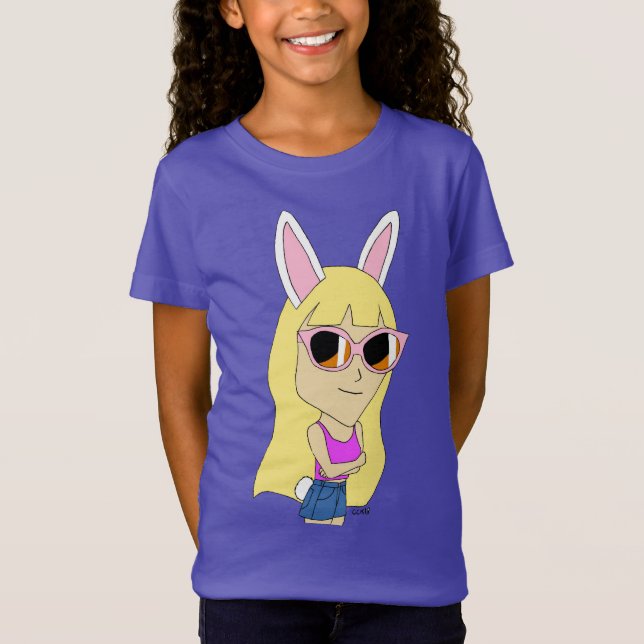Chibi Bunnygirl T-Shirt (Vorderseite)