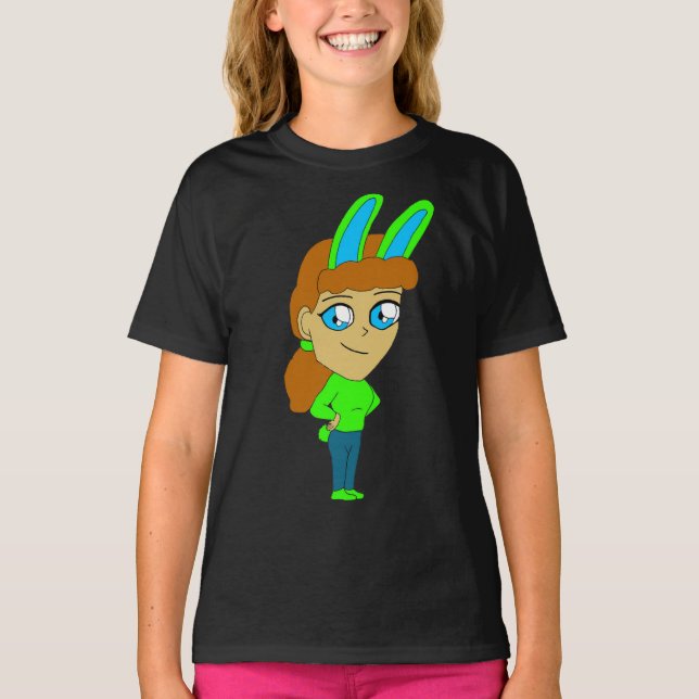 Chibi Bunnygirl T-Shirt (Vorderseite)